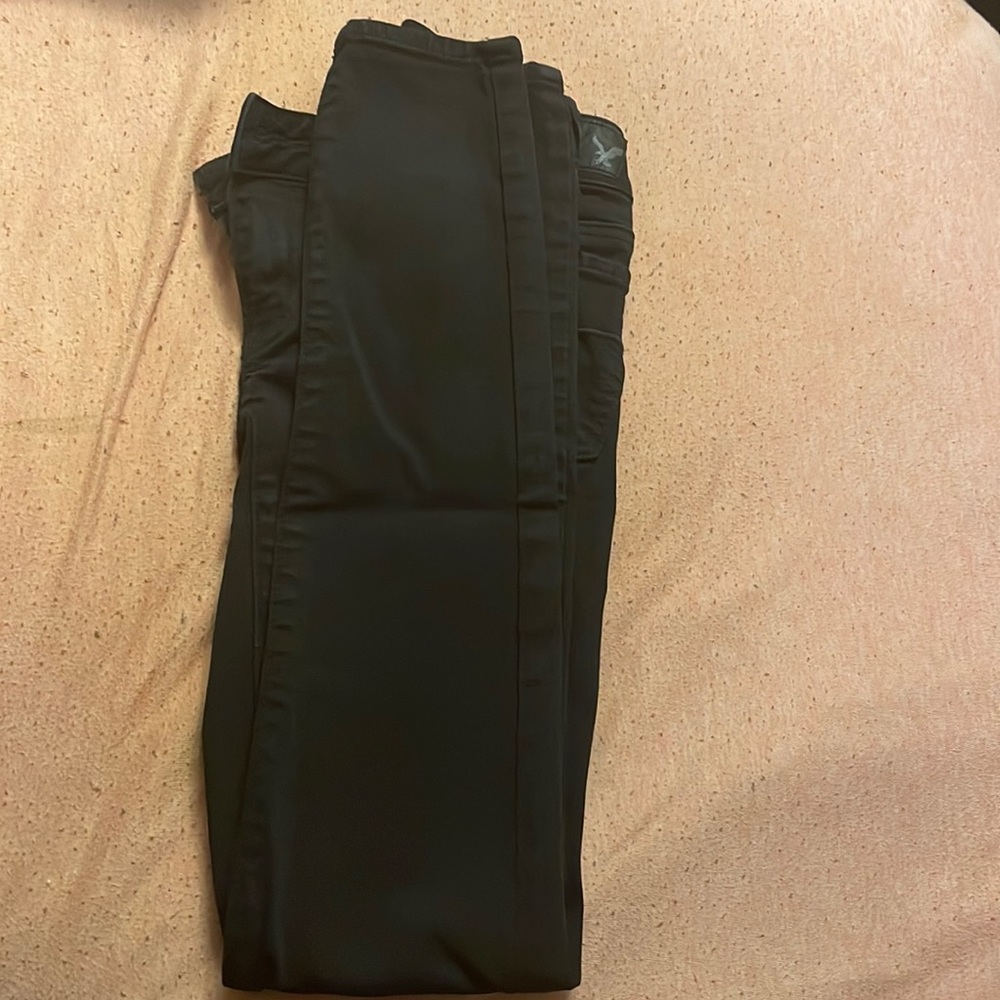 black american eagle jeans